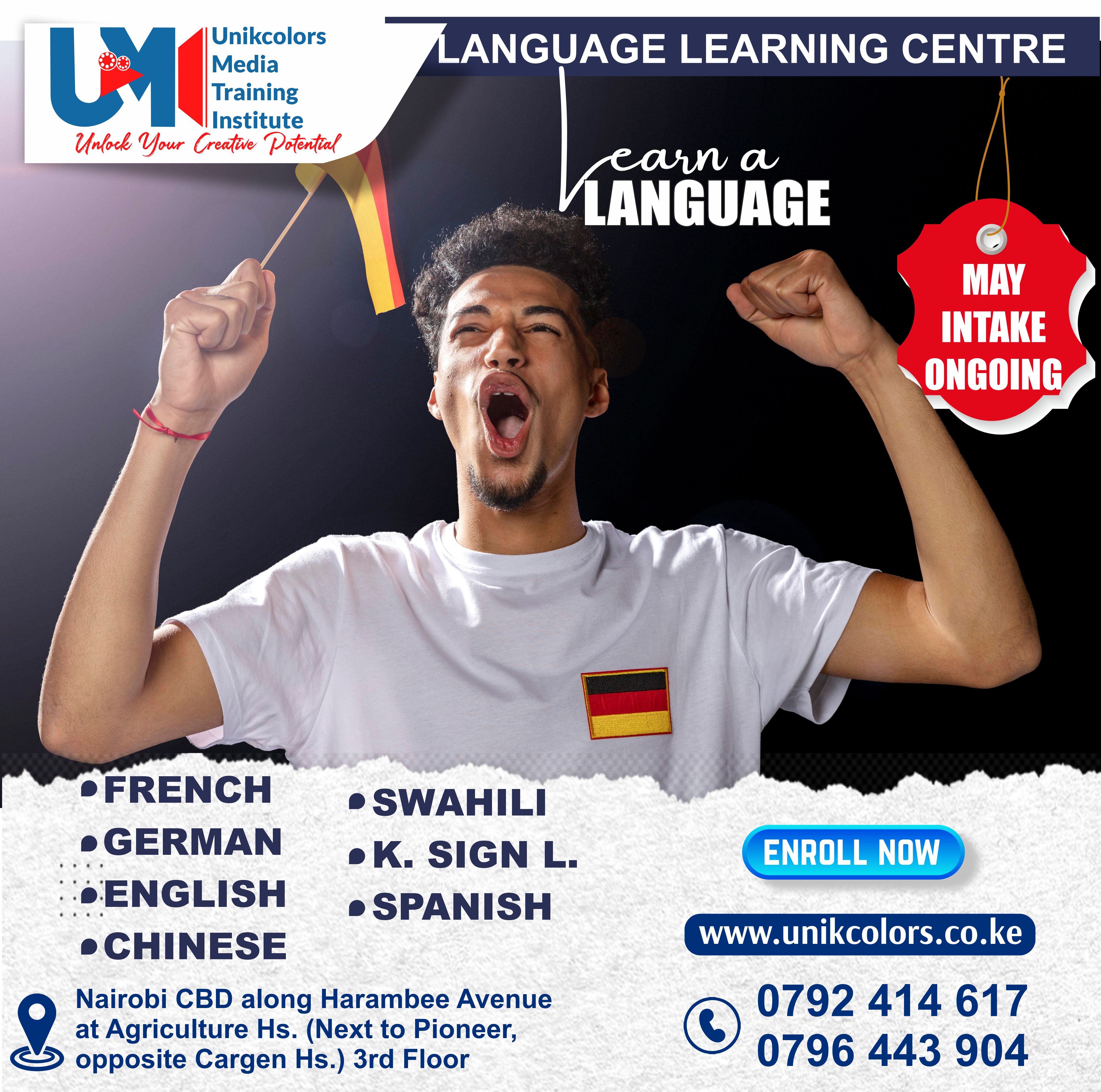 LANGUAGE TRAINING CENTRE - GERMAN | ENGLISH | FRENCH | CHINESE | SPANISH | SWAHILI | KENYA SIGN LANG